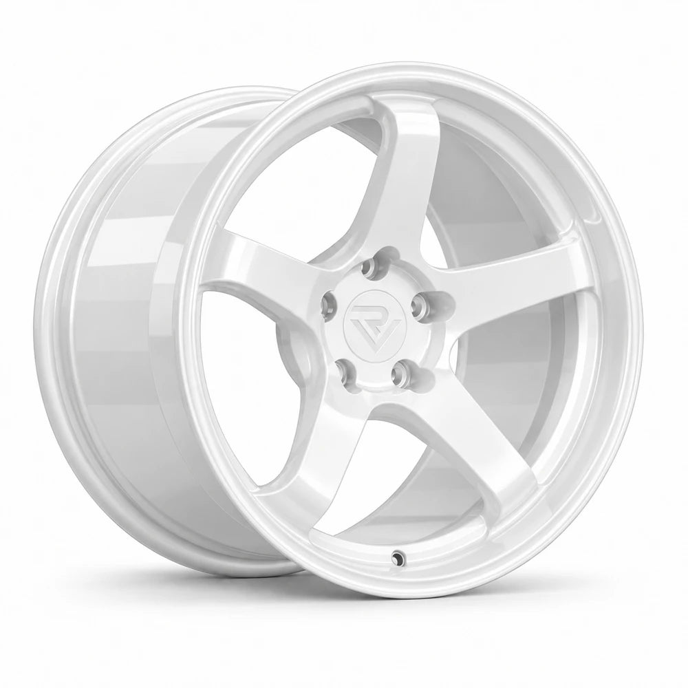 Ryvik five-spoke wheel in Gloss White